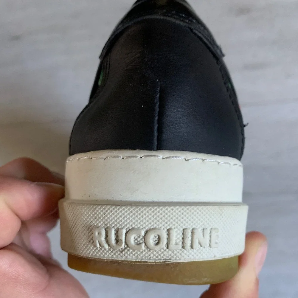 Rucoline Womens Platform Black Vibrant Floral‎ Sneakers
